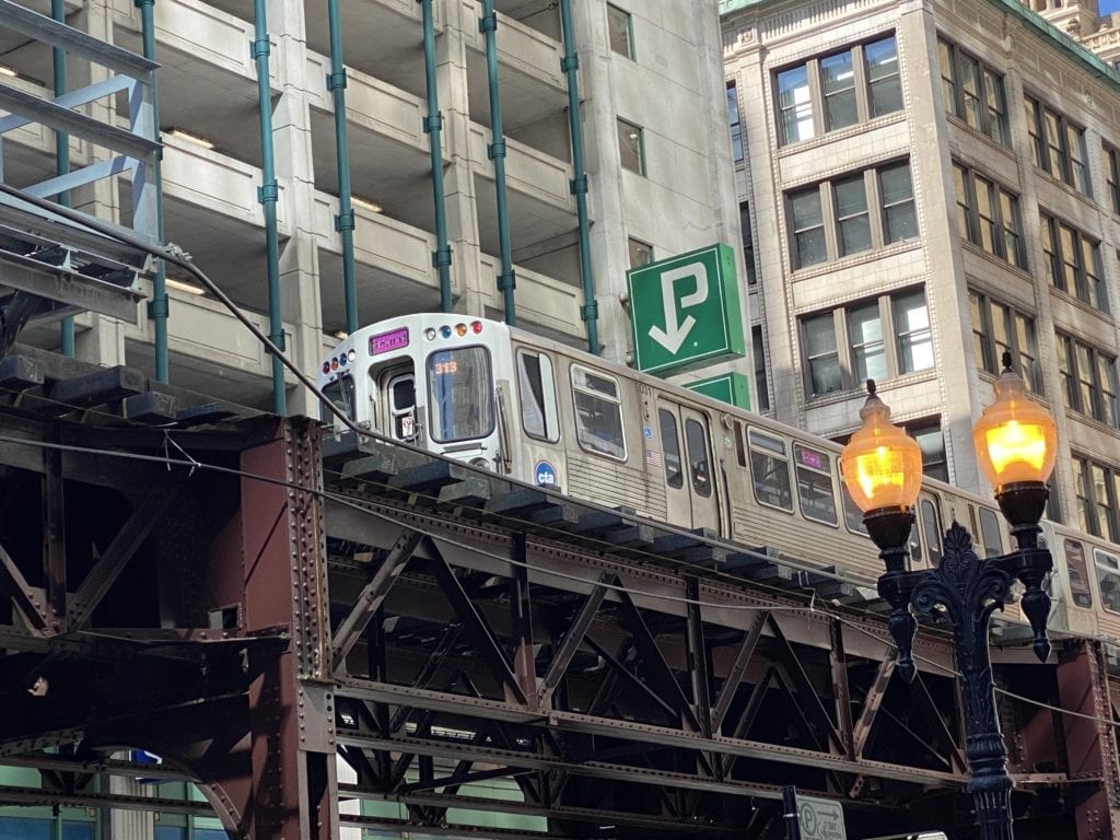 CTA L Train at Randolph and Wabash