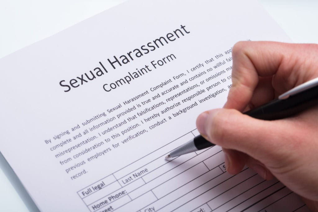 An employer has adequate notice for vicarious liability if you report unwelcome sexual harassment